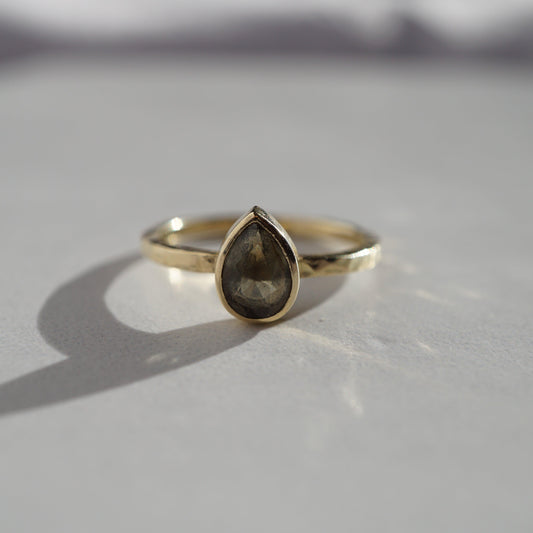 Gouden ring met toermalijn - Atelier Minne