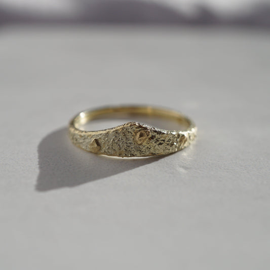 Organische gouden ring - Atelier Minne